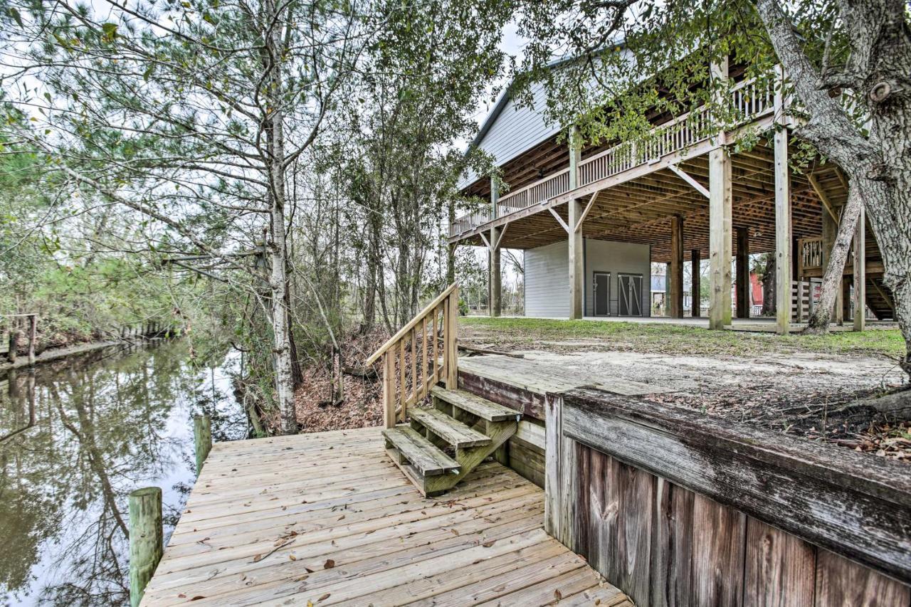 Waterfront Bay St Louis Beach House With Deck! Bay St. Louis Екстер'єр фото